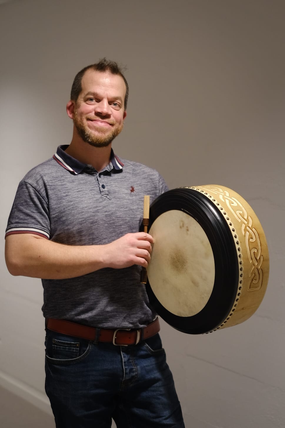 Guillaume Hameau, instrument bodhran